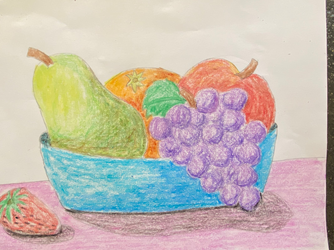 Easy Fruit Basket Drawing | Art of Kala - YouTube